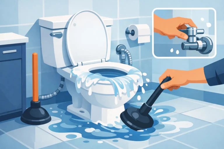 How to Stop Overflowing Toilet Fast