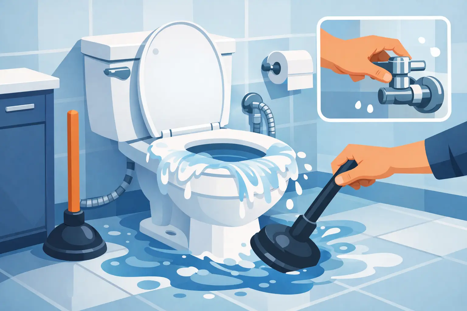 How to Stop Overflowing Toilet Fast