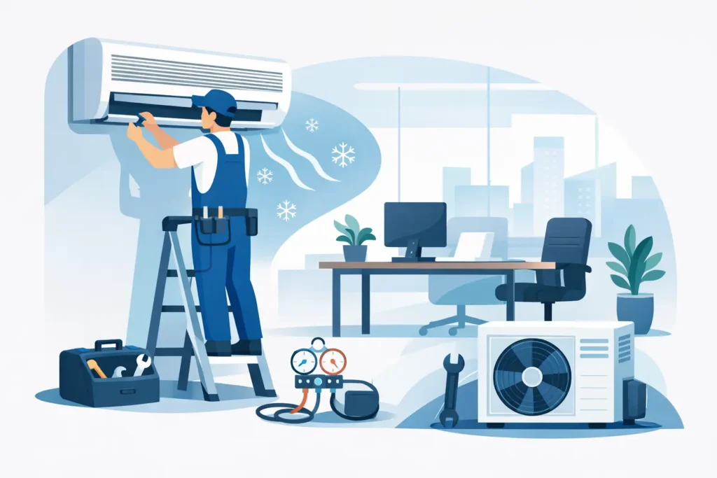 Office Air Conditioning Maintenance That Prevents Breakdowns